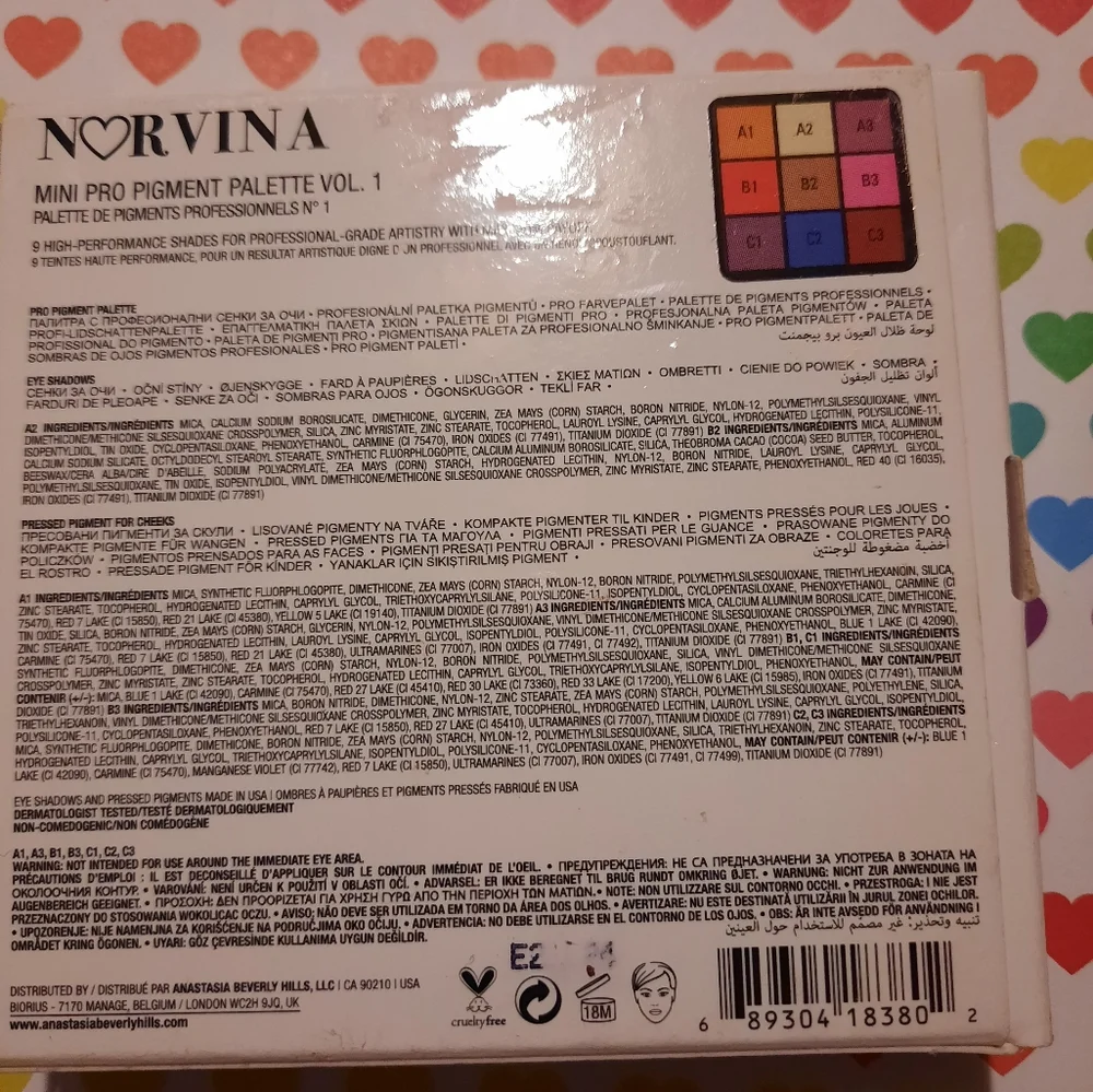 ABH Norvina mini pro palette Vol 1 New in box. Bundle & save!!